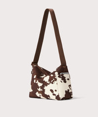 Rue Shoulder Bag in Cow Print