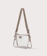 Nora Stadium Shoulder Bag in Clear