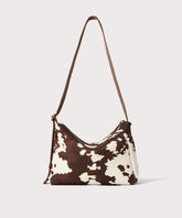 Rue Shoulder Bag in Cow Print