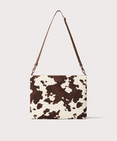 Reid Computer Sling in Cow Print, 16-inch