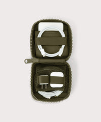 Arlo Tech Organizer in Dark Moss, Small