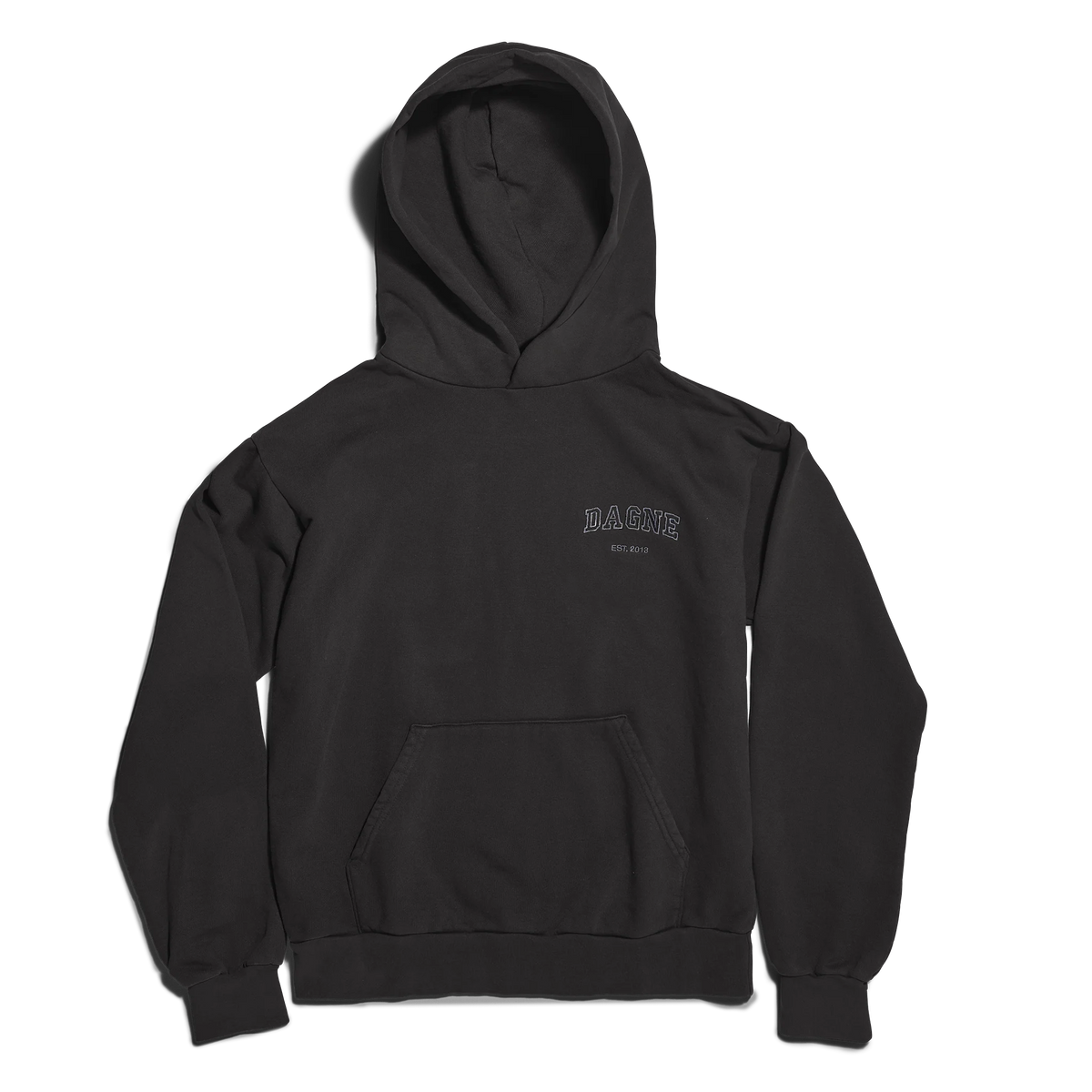 Varsity Logo Hoodie in Onyx, 3X