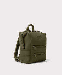 Indi Diaper Backpack in Dark Moss, Small