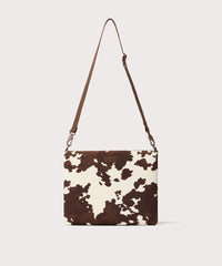 Reid Computer Sling in Cow Print, 14-inch