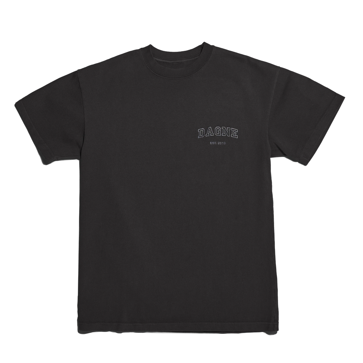 Varsity Logo T-shirt in Onyx, Large