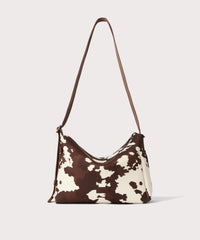 Rue Shoulder Bag in Cow Print