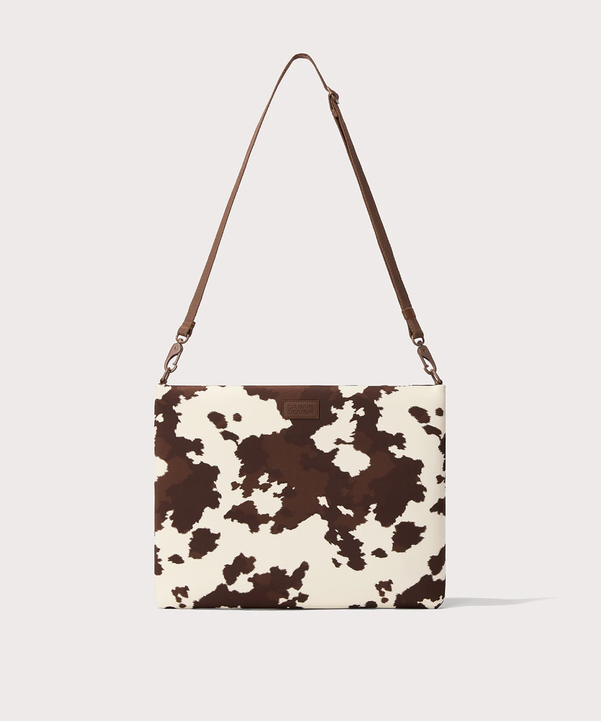 Reid Computer Sling in Cow Print, 16-inch